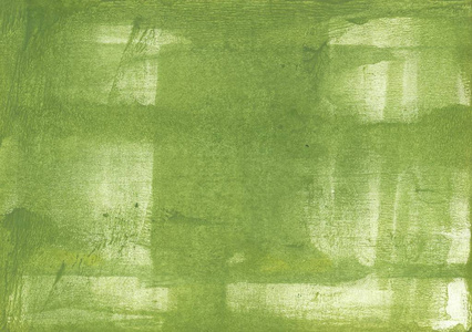 浅绿色水彩。抽象绘画背景。水彩纹理