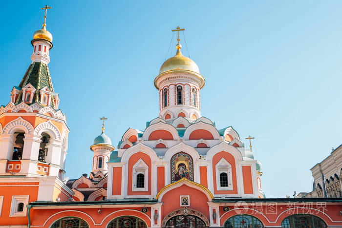 俄罗斯莫斯科红场喀山圣母大教堂