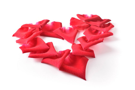 白底红色的心图片