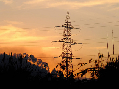 电线 植物 权力 瓦特 危险 轮廓 现在的 行业 电压 传输