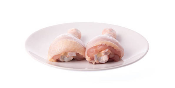 准备 食物 盘子 生的 营养 蛋白质 粉红色 吃饭 家禽