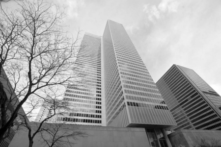 建筑学 城市 建筑 办公室 天空 城市景观 玻璃 反射 金融