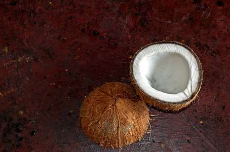 美味的 头发 特写镜头 椰子 照顾 中心 水果 自然 烹饪