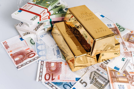 堆栈 纸张 付款 贸易 购买 银行 欧洲 价格 账单 市场