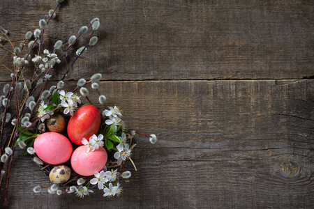 复活节 兔子 春天 粉红色 美丽的 假期 艺术 鸡蛋 食物