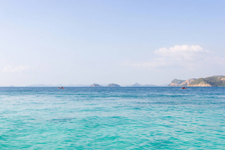 风景 旅行 自然 假日 美丽的 夏天 气氛 亚洲 泰国 海景