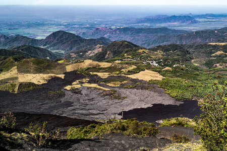 崎岖不平 危地马拉 远景 地形 环境 熔岩 地质 流浪癖