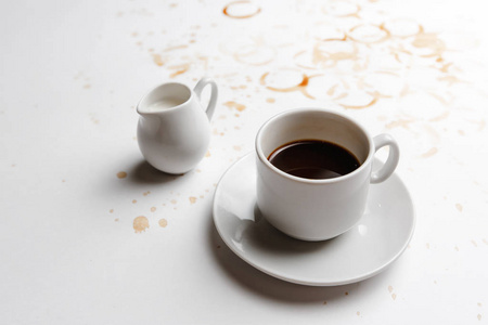 咖啡馆 液体 早餐 特写镜头 饮料 芳香 杯子 浓缩咖啡