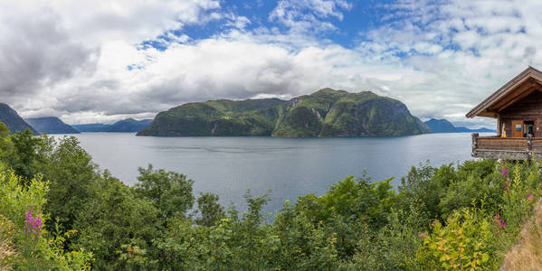 浪漫的 反射 小山 巡航 美丽的 吸引力 假日 房子 风景