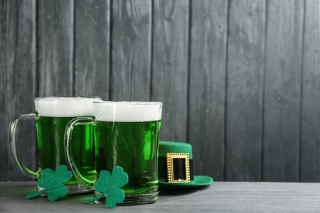 民间传说 爱尔兰 假日 帽子 三叶草 运气 美味的 啤酒