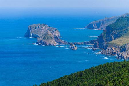 旅游业 目的地 岩石 旅行者 米拉多 旅行 海滩 假日 西班牙语