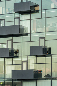 新的 公寓 房地产 玻璃 真实的 欧洲 窗口 天空 混凝土