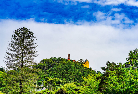 建筑 颜色 五颜六色 宫殿 自然 葡萄牙语 天际线 小山