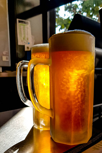 聚会 玻璃 酒吧 酒精 啤酒 杯子 满的 寒冷的 液体 饮料