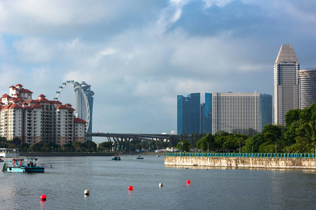 摩天轮 旅行 市中心 全景图 城市 天空 商业 地标 房子