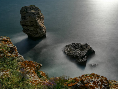 运动 风景 欧洲 美丽的 海景 海滩 夏天 自然 海洋 海岸线