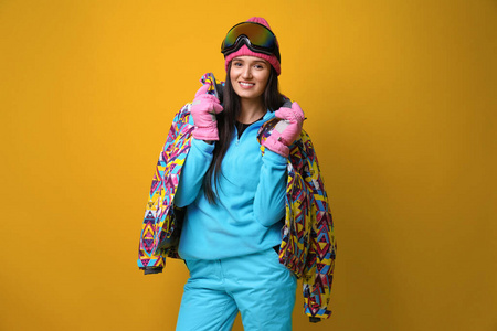 寒冷的 运动 护目镜 滑雪 帽子 装备 服装 时尚 肖像
