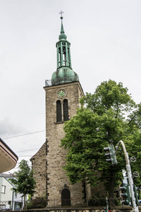 祈祷 市中心 教堂 钟楼 奉献 天空 布劳恩 尖塔 宗教