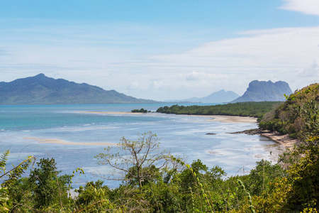 海岸 巡航 海景 悬崖 假期 泻湖 浪漫的 亚洲 放松 海滩