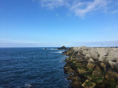 自然 风景 沿海 西班牙 移动 暴风雨 飞溅 夏天 混凝土