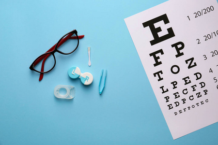视野 眼科 健康 校正 远视 玻璃杯 颜色 检查 镊子 测试