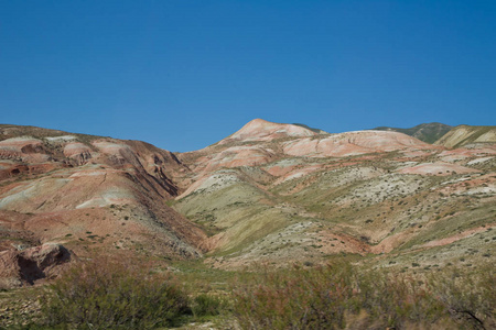 美女 彩虹 美极了 国家的 荒野 地质 地质学 阿塞拜疆