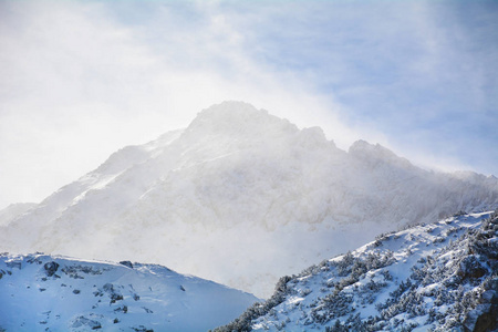 霍尔 假日 班斯科 白霜 阿尔卑斯山 圣诞节 天空 风景