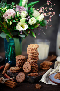 食物 素食主义者 饼干 荞麦 杏仁 美味的 巧克力 面包店