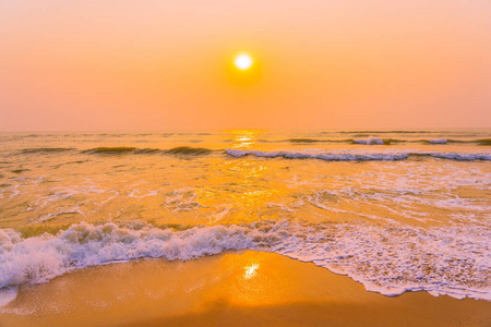 太阳 美丽的 海岸 海滩 墙纸 场景 地平线 自然 早晨