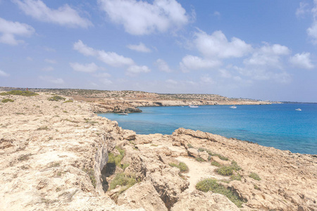 绿松石 旅行 假日 晶体 旅游业 海洋 地中海 悬崖 海岸线