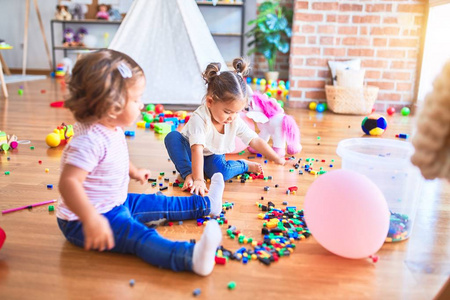 儿童 乐趣 育儿 学校 在室内 玩具 学习 构造器 房间