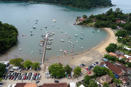 海洋 美丽的 夏天 巴西 天空 帕拉蒂 假日 旅行 乌巴图巴