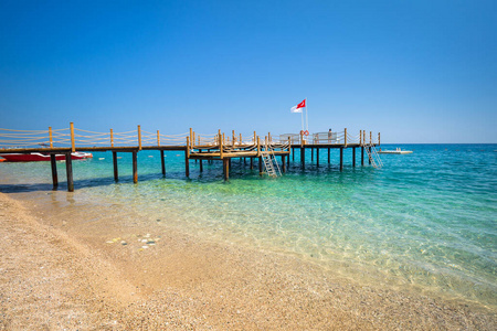 放松 海滨 地区 游泳 美女 假期 全景图 风景 棕榈 里维埃拉