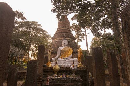 泰国 地标 寺庙 废墟 瓦特 亚洲