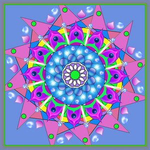 圆圈 运动 形象 和谐 纹理 几何学 神秘的 旋转 绘画