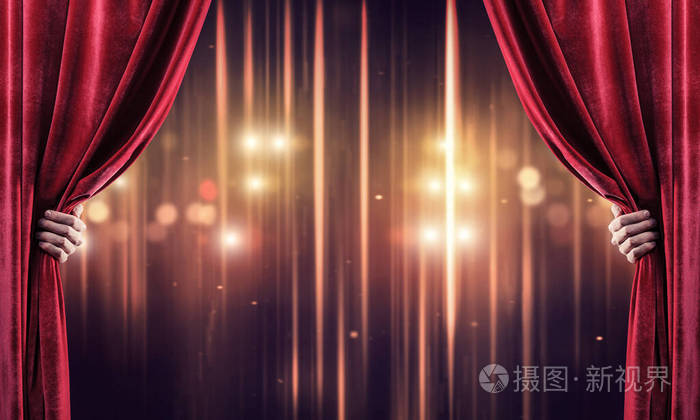 深的 演示 窗帘 复古的 假日 游乐场 文化 纺织品 演员