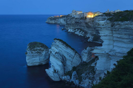 海岸 欧洲 早晨 岩石 法国 科西嘉岛 海洋 博尼法西奥