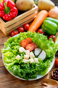晚餐 沙拉 午餐 饮食 食物 营养 蔬菜 素食主义者 健康