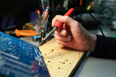 检查 支持 工具 工作 技术 焊料 特写镜头 工程师 男人