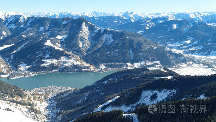冬天 奥地利 天空 旅行 全景 美女 美丽的 自然 电缆