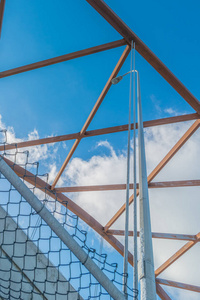 建设 钻石 行业 桁架 天空 金属 框架 工作 三角形 网站