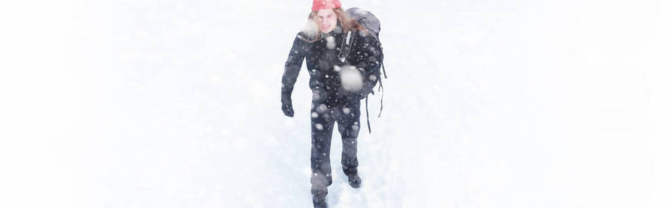 成就 旅游业 放松 背包 天气 旅行者 轨道 降雪 自然