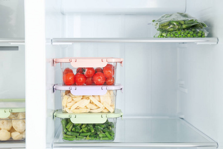 水果 冰箱 甘蓝 蔬菜 寒冷的 烹饪 厨房 塑料 马铃薯