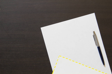 墙纸 卡片 办公室 纸张 圆珠笔 横幅 简单的 文件 极简主义