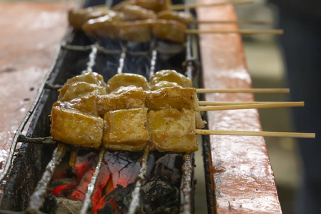 烹饪 热的 美味的 火焰 晚餐 烧烤 食物 街道 野餐 烤的