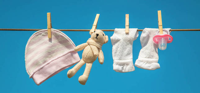 新生儿 玩具 生活 织物 衣夹 春天 花园 可爱的 袜子
