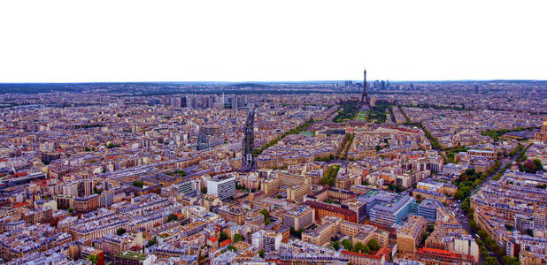 天空 法国 天际线 地标 屋顶 全景 巴黎 风景 美丽的