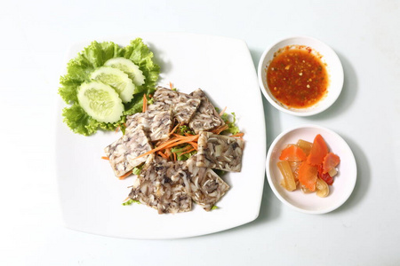 午餐 小吃 越南 石灰 开胃菜 亚洲 海鲜 晚餐 盘子 泰语