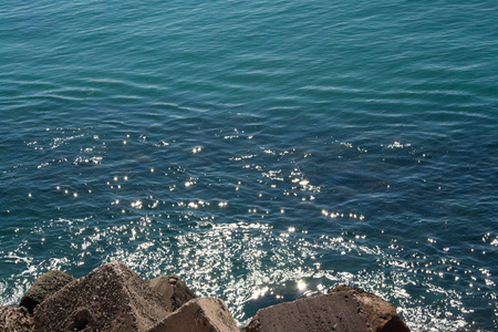 海洋 波动 荡漾 夏天 纹理 阳光 反思 太阳 海岸 海滩