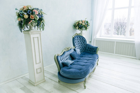 奢侈 沙发 在室内 椅子 优雅 扶手椅 公寓 活的 颜色